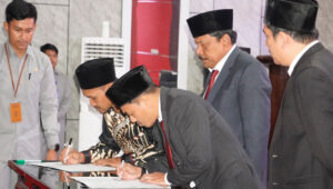 Penandatanganan NPHD, Begini Kata Bupati Mian