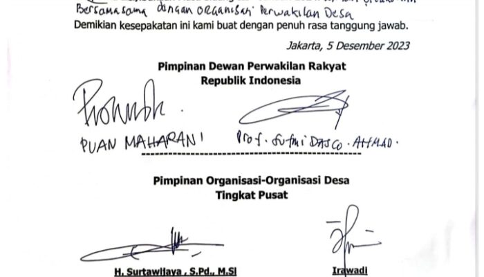 Gerakan Kepala Desa Tuntut Revisi UU Desa Berlanjut