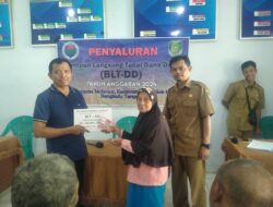 Pemdes Harapan Makmur Salurkan BLT-DD, 29 KPM Sumringah 