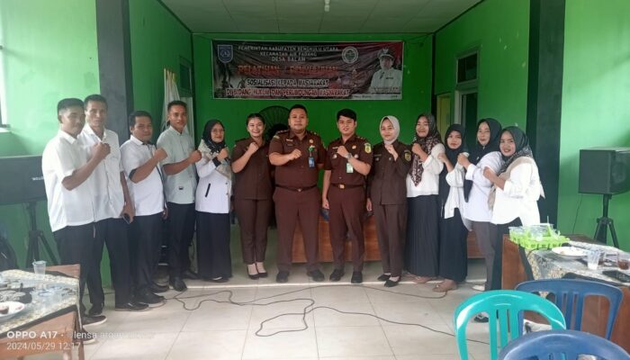 Sosialisasi Hukum ke Masyarakat, Pemdes Balam Gandeng Kejari BU