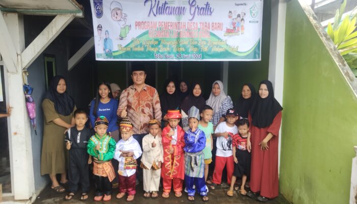 Disambut Baik Masyarakat, Pemdes Taba Baru Gelar Khitanan Gratis