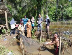 Sukseskan Program Ketahanan Pangan, Pemdes Suka Langu Tebar Ribuan Ikan Nila