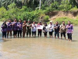 Tanggap Bencana Banjir dan Erosi, Pemdes Ulak Tanding Lakukan Normalisasi Sungai
