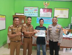 Disaksikan Tripika, Pemdes Suka Marga Realisasikan Fisik Dana Desa 