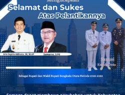 Ucapan Selamat Pelantikan Bupati dan Wakil Bupati BU oleh Pemdes Suka Marga