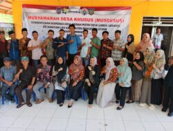 Sukseskan Program Koperasi Merah Putih, Pemdes Lubuk Gedang Gelar Musdesus