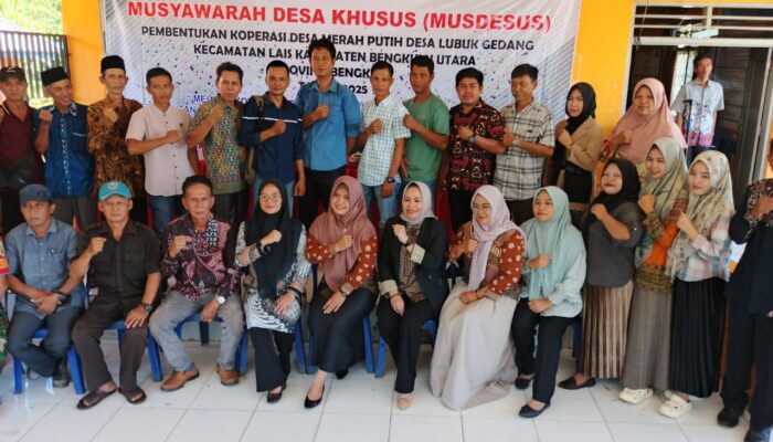 Sukseskan Program Koperasi Merah Putih, Pemdes Lubuk Gedang Gelar Musdesus