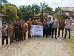 Jaga Kualitas dan Transparansi, Pemdes Samban Jaya Gelar Titik Nol Kegiatan Dana Desa
