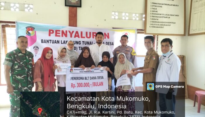 Pemdes Pondok Batu Salurkan BLT-DD Tahun 2025 Sesuai Aturan