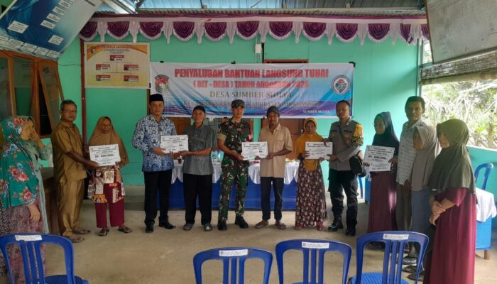 Sumber Mulya Salurkan BLT-DD Tahap Awal 2025