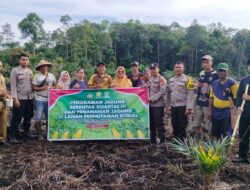 Warga Datar Lebar Antusias Sukseskan Program Ketahanan Pangan