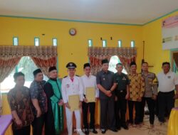 Supri Suyanto Resmi Dilantik PAW Kades Bukit Makmur
