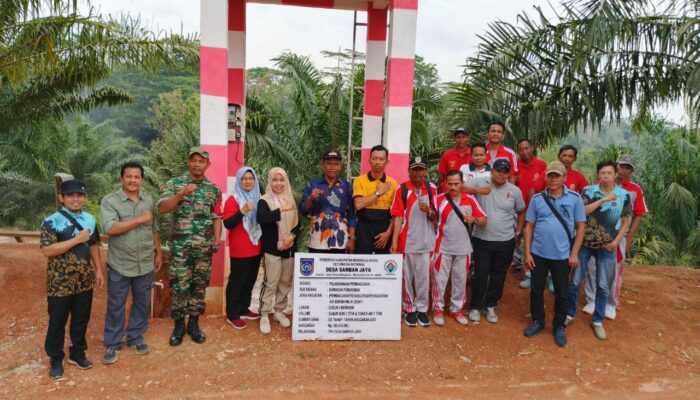 Pekerjaan Fisik Tuntas, Pemdes Samban Jaya Gelar MDST