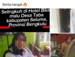 Oknum Kades Tertangkap Selingkuh di Hotel Viral di Jagat Maya