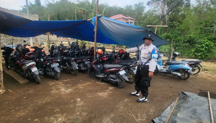 Polsek Bermani Ulu Gerebek Arena Judi Sabung Ayam