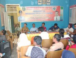 Rancang Program, Pemdes Tanjung Dalam Gelar Musdes RKPDes