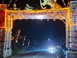 Gapura Pangeran Diponegoro Hiasi Desa Kampung Baru