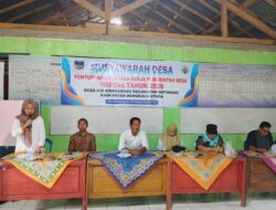 Susun Program Tahun Depan, Pemdes Air Manganyau Gelar Musdes RKPDes