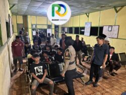 Minimalisir Tawuran, Polres RL Bubarkan Kerumunan Pemuda