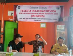Pemdes Taba Baru Gelar Pelatihan Penyusunan RPJMDes